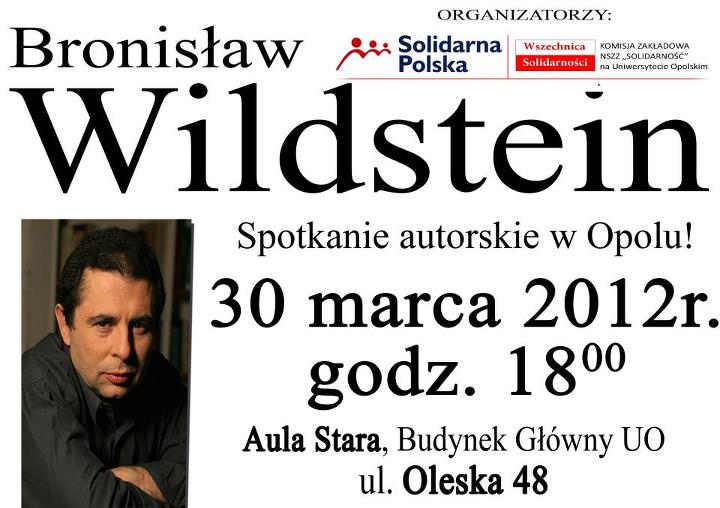 Bronisław Wildstein w Opolu