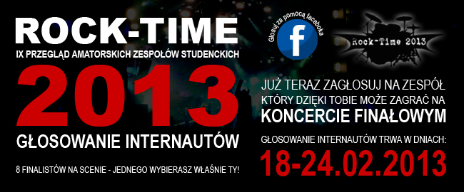 Internauto, wybierz zespół na Rock-Time 2013!