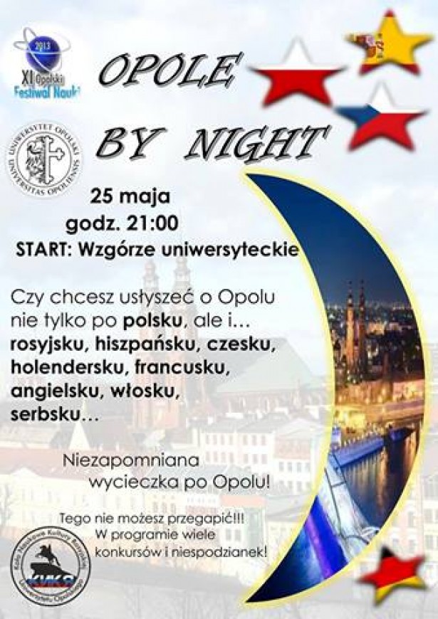 Zwiedź Opole nocą!