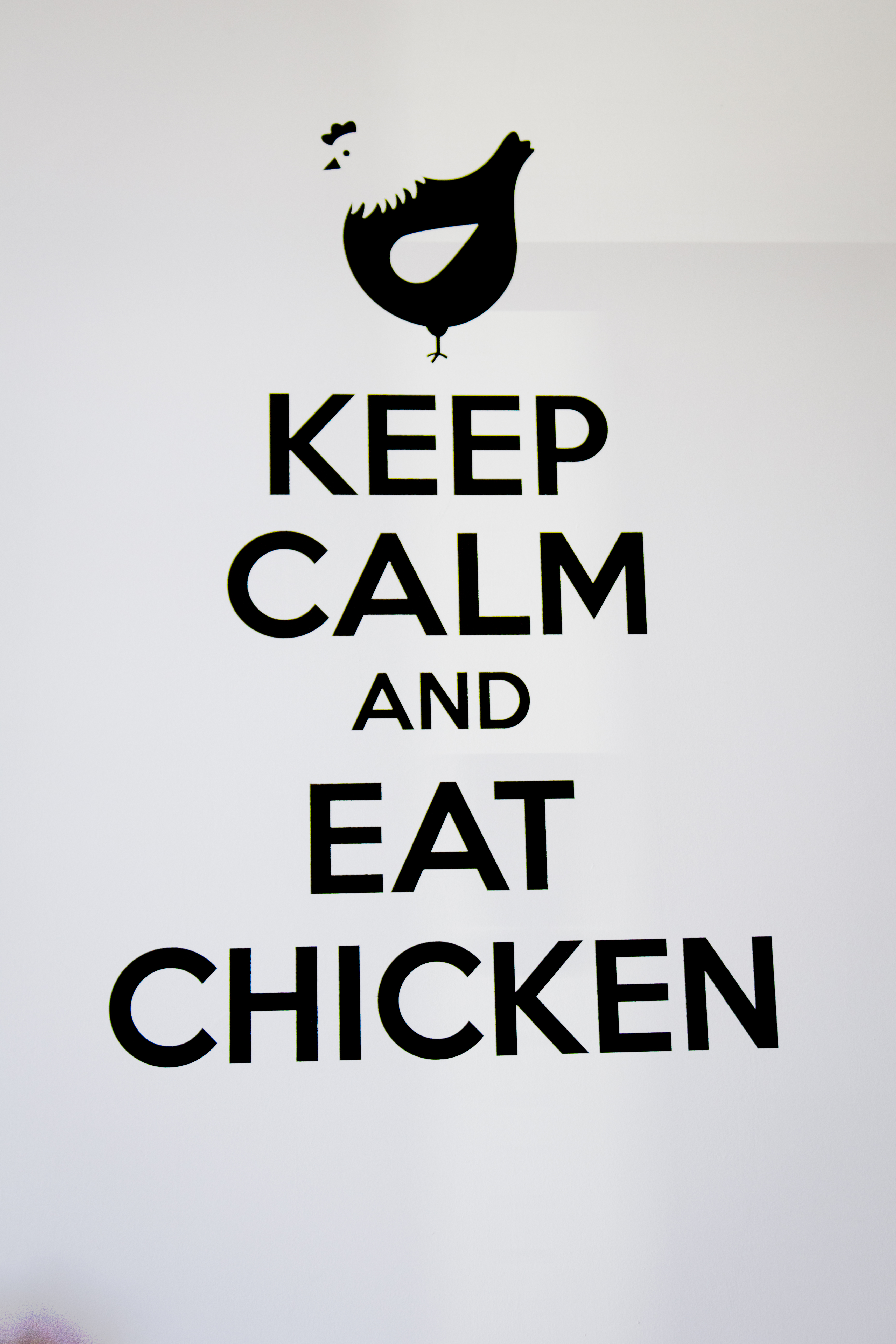 Keep calm and love chicken