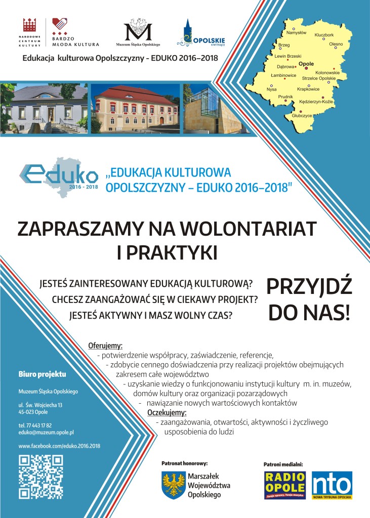 Plakat Eduko - wolontariat