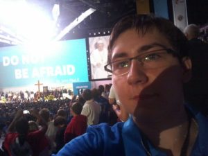 Selfie z Papieżem na spotkaniu dla wolontariuszy